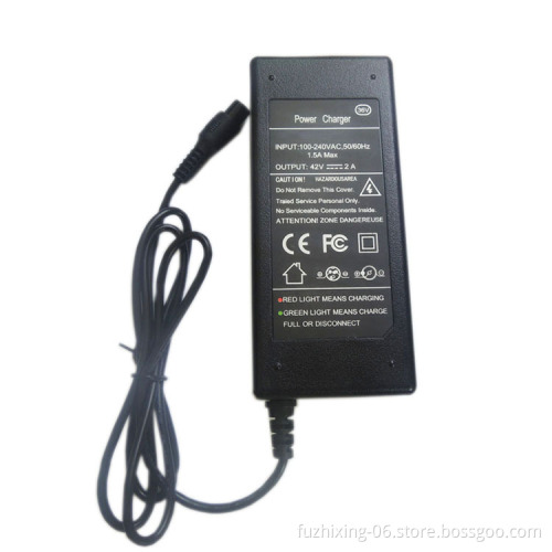 42V 2A Battery Charger For Smart Balance Wheel Electric Scooter Hoverboard Motorized Skateboard Charger
